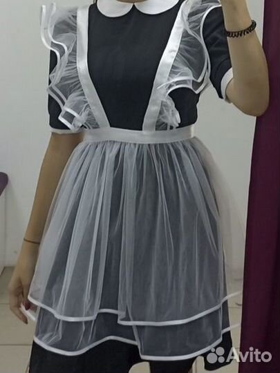 Школьная форма с фартуком