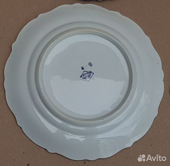 Тарелка Кобальт Набор Германия авм ханза 60-гг