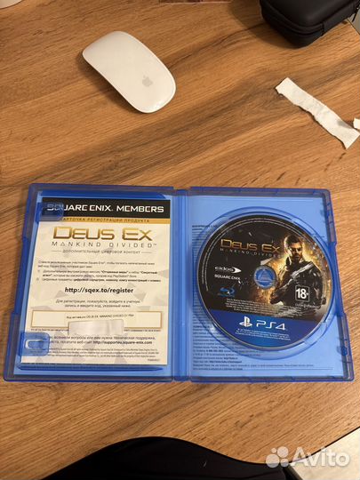 Deus ex mankind divided ps4 Диск