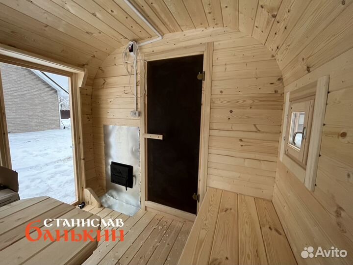 Баня бочка