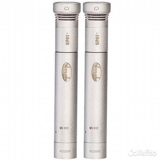 Стереопара микрофонов Октава мк-012 (никель, в деревянном футляре)