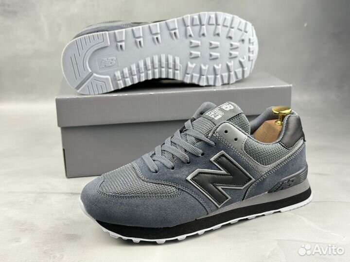 Мужские кроссовки New Balance 574 серые