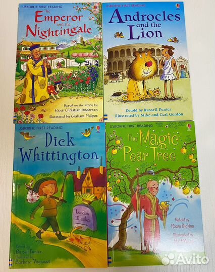 Книги Usborne first reading 8 (4 штуки)