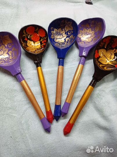 Ложка расписная Хохлома