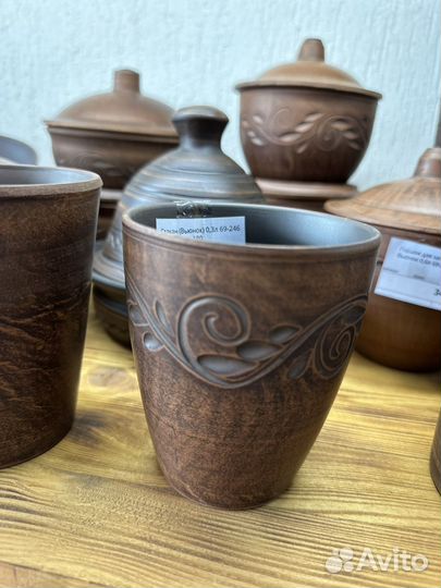 Посуда из красной глины