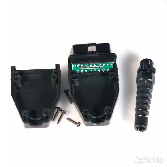 Разъем OBD 16 pin - male / Папа