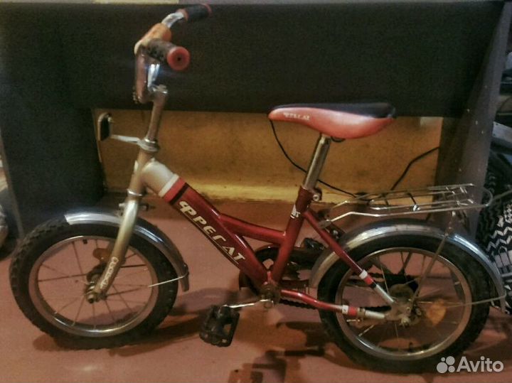Велосипед детский четырёхколёсный
