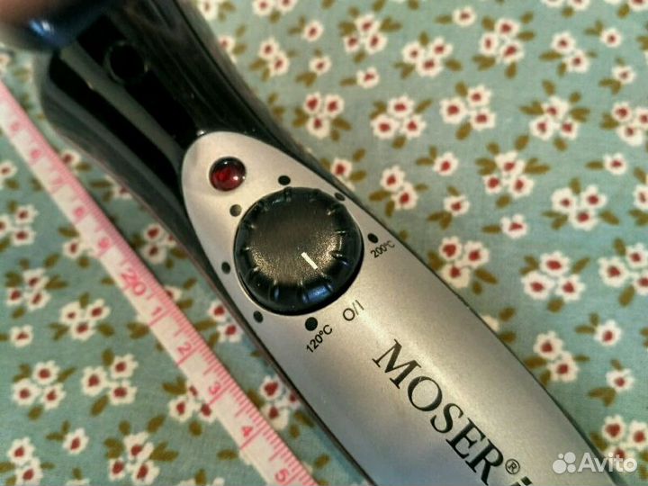 Плойка moser ionic щипцы для завивки с терморегуля