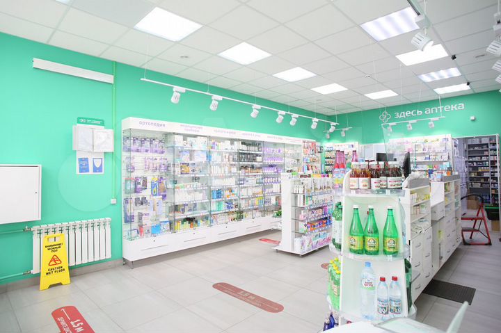 Торговое помещение, Здесь Аптека, 62.9 м²