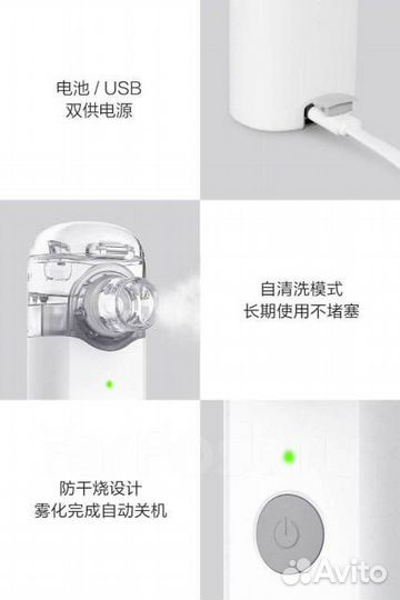 Небулайзер Xiaomi Mini Portable Silent Nebulizer