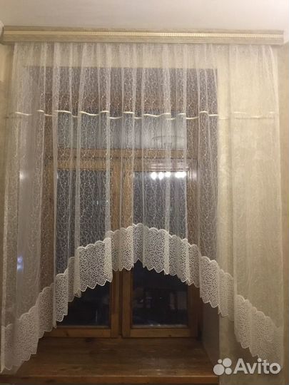 Штора кухонная Аркой.Новая 330*185