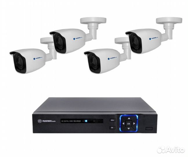 Комплект видеонаблюдения Full-HD 1080p