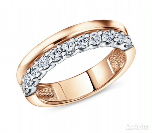 Продам новое золотое кольцо с бриллиантами