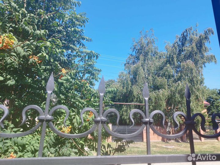 Кованный забор бу