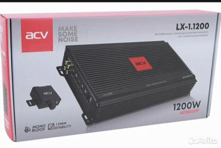 Сабвуфер и усилитель