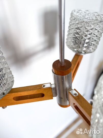 Люстра деревянная 1960-е годы