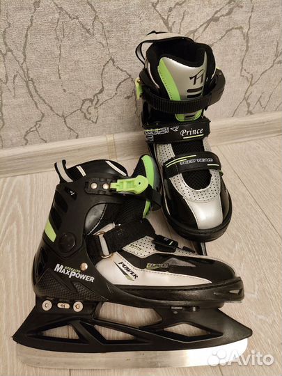 Коньки детские раздвижные 35-38