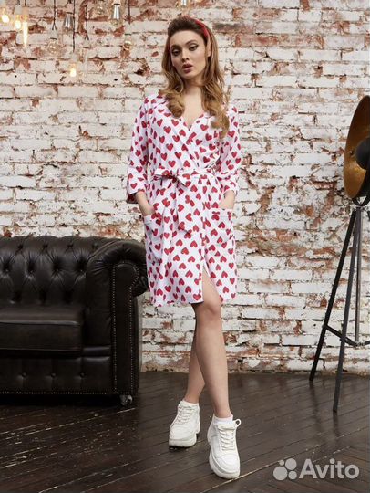 Халат домашний женский бу Mia Cara 42 44