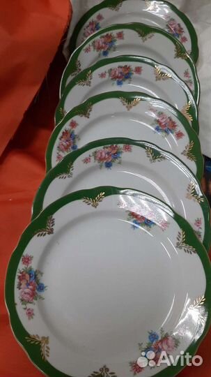 Тарелка маленькая. Фарфор. Дулево. 94 год