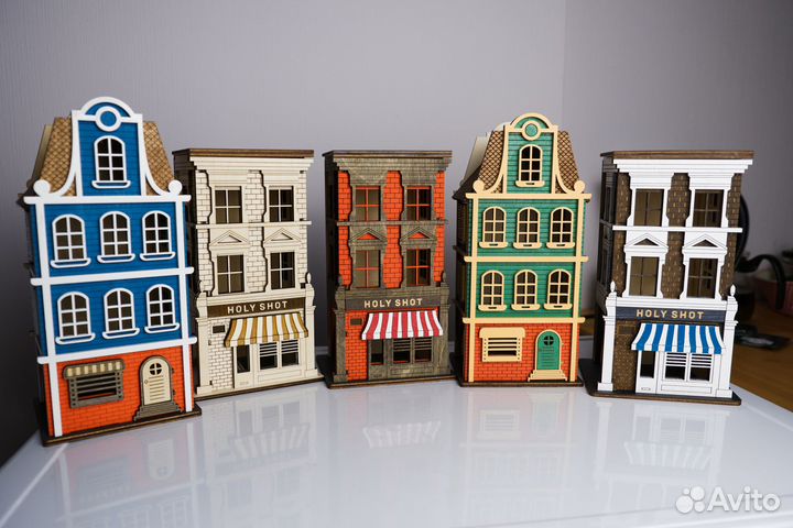 Ночник домик чайный Голландский