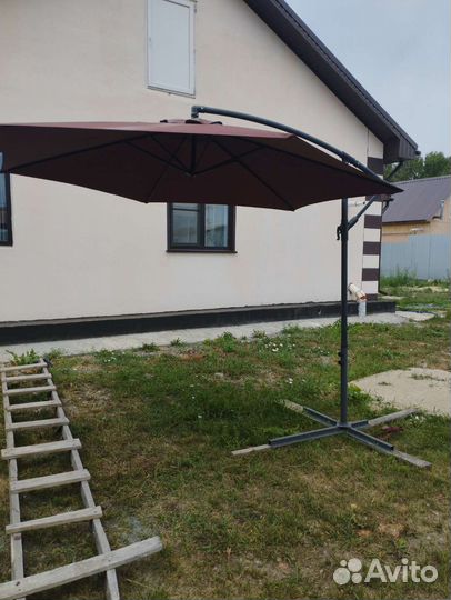 Зонт садовый с опорой