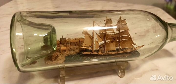 Корабль в бутылке. Антиквариат