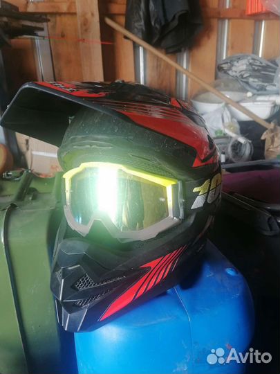 Шлем для мотоцикла эндуро