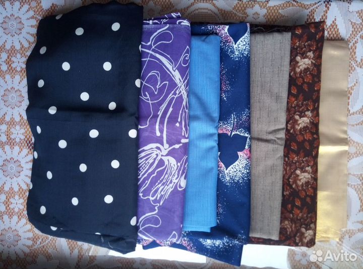 Отрезы трикотаж,плательная,костюмная,атлас СССР