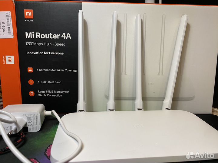 Wifi роутер xiaomi 4a