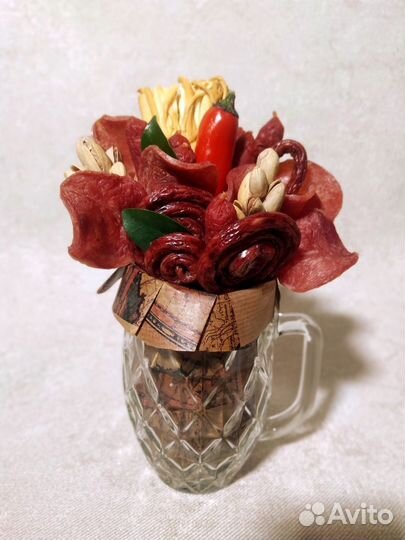 Съедобные букеты 23 февраля