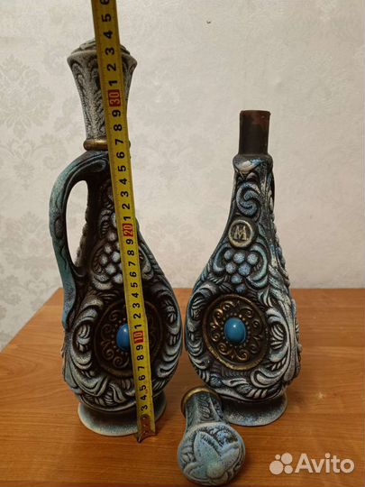 Бутылка керамическая