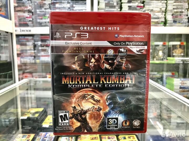 Mortal Kombat игра для PS 3 Новый