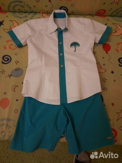 Костюм(рубашка и шорты)