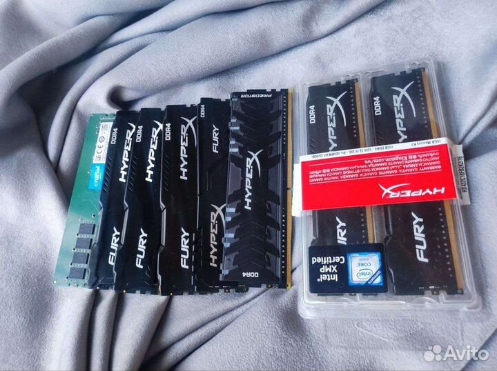 Оперативная память ddr4 hyperx fury 8gb