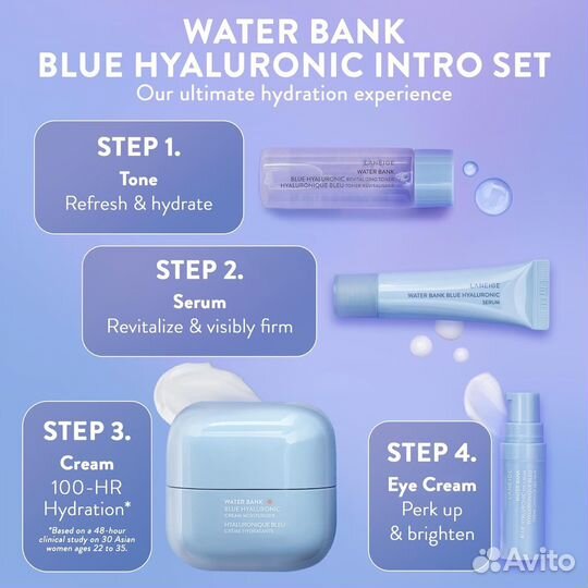 Набор кремов Laneige Water Bank Hydration