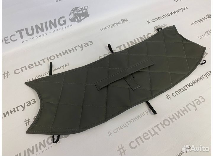 Утеплитель радиатора УАЗ Патриот с 2015 серый ромб