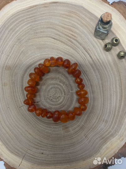 Браслет из натурального янтаря
