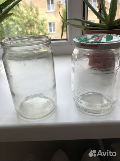 Банка стеклянная разных обьемов