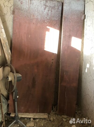 Двери двухстворчатые входные без рамки