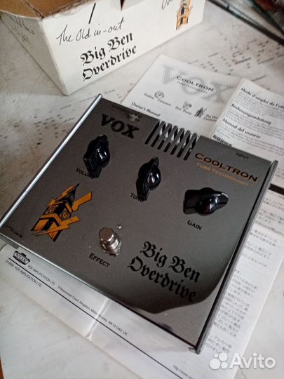 Гитарная педаль Vox Big Ben Overdrive