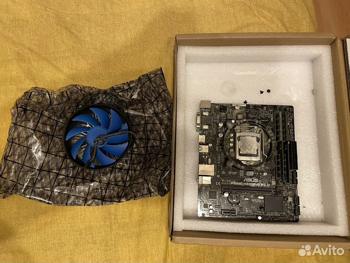 Продаю комплект i3 9100f asus prime h310