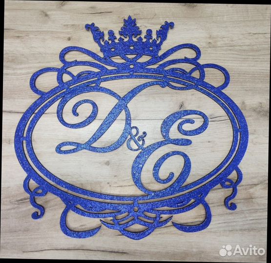 Монограмма на свадьбу / свадебный герб
