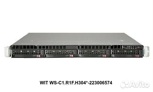 Сервер Supermicro WIT WS-C1.R1F.H304-223006574