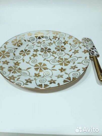 Блюдо для торта, новое, 27 см