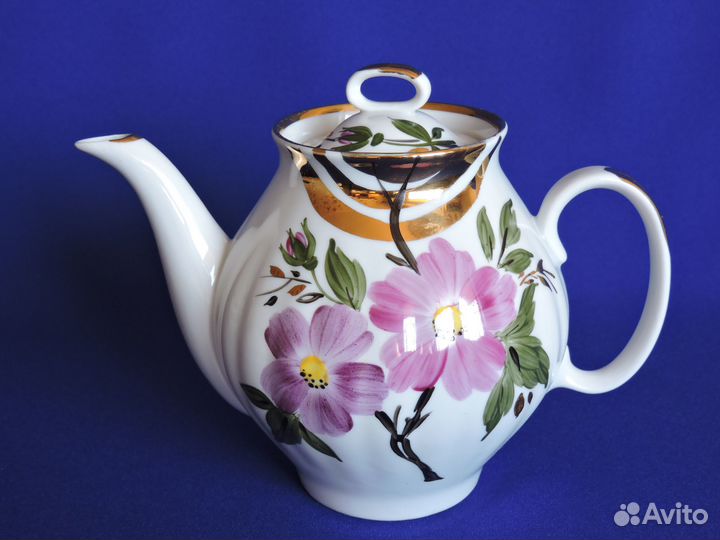 Чайный Сервиз Цветы Дулево Редкий