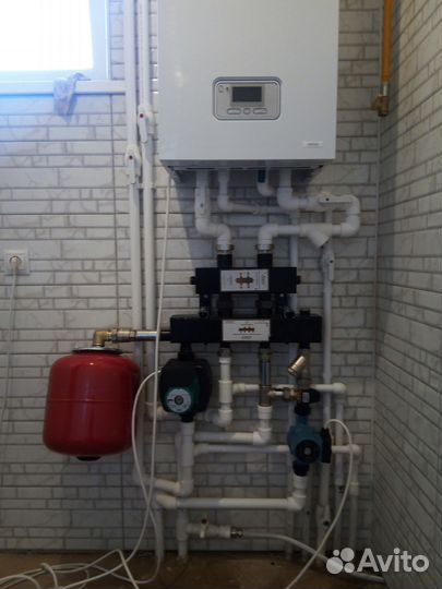 Монтаж отопления водопровода канализации