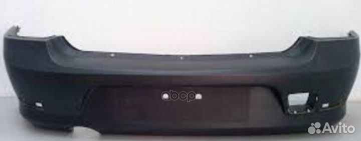 Бампер задний (без заглушки под крюк) renault 8