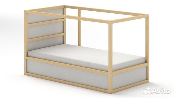 Детская кровать IKEA с матрасом и пологом