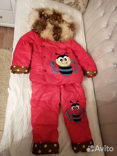 Зимний комбинезон для девочки 110