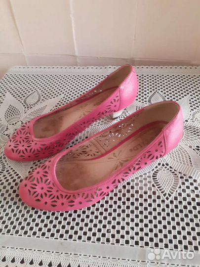 Туфли женские 38 размер натуральная кожа 37